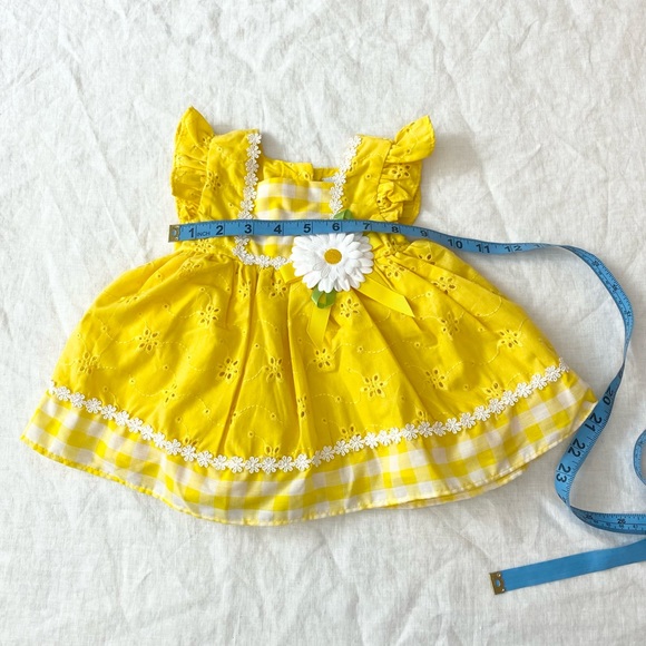 SWEET HEART ROSE Floral-Trim Eyelet Dress - Picture 3 of 10